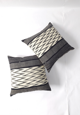 Ikat Cotton Cushion Cover.